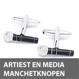 artiest en media manchetknopen