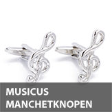 muziek en musicus manchetknopen
