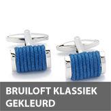 bruiloft klassiek gekleurde manchetknopen