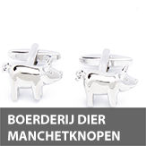 boerderij dier manchetknopen