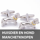huisdier en hond manchetknopen