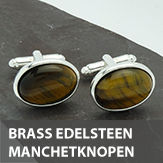 rhodium bijoux edelsteen manchetknopen