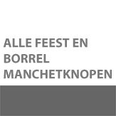 alle feest en borrel manchetknopen