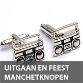 uitgaan en feest manchetknopen