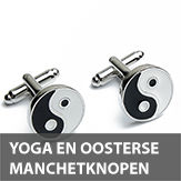 yoga en oosterse manchetknopen