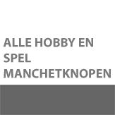 alle hobby en spel manchetknopen