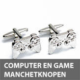 computer en game manchetknopen