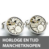 horloge en tijd manchetknopen