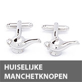 huiselijke binnenshuis manchetknopen