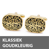 klassiek goudkleurige manchetknopen