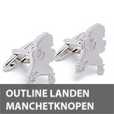 outline landen manchetknopen