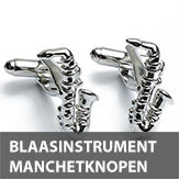 blaasinstrument manchetknopen