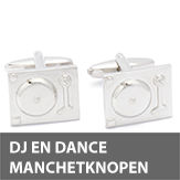 dj en dance manchetknopen