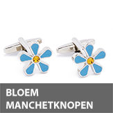 bloem manchetknopen
