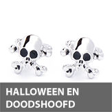 halloween en doodshoofd manchetknopen