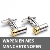 wapen en mes manchetknopen