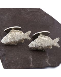 ZI-1014E Manchetknopen - Echt Zilver Sterling 925 Brasem Sportvissen 1.jpg